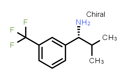 CAS No. 1213684-08-2, (R)-2-methyl-1-(3-(trifluoromethyl)phenyl)propan-1-amine