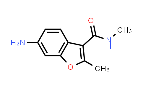 CAS No. 1213704-44-9, 6-Amino-N,2-dimethylbenzofuran-3-carboxamide