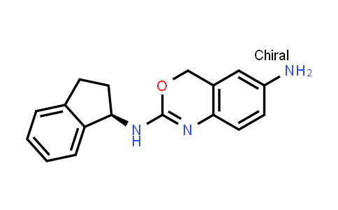 CAS No. 1214247-99-0, N2-[(1R)-2,3-Dihydro-1H-inden-1-yl]-4H-3,1-benzoxazine-2,6-diamine