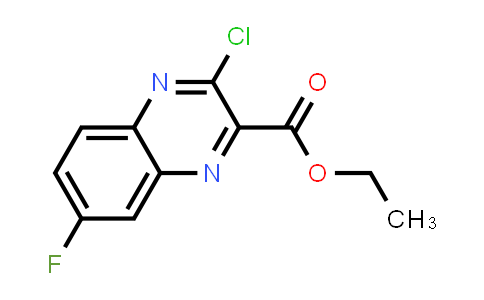 CAS No. 1214254-70-2, Ethyl 3-chloro-7-fluoroquinoxaline-2-carboxylate