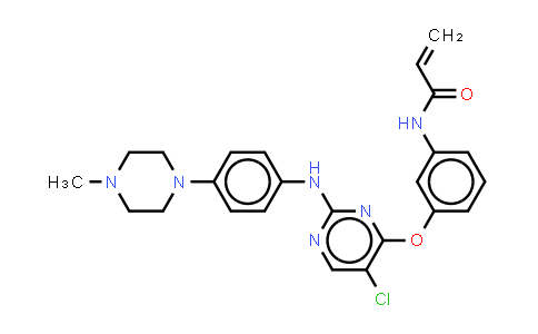 MC512012 | 1214265-56-1 | N-[3-[[5-氯-2-[[4-(4-甲基-1-哌嗪基)苯基]氨基]-4-嘧啶基]氧基]苯基]-2-丙烯酰胺