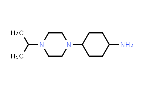 CAS No. 1214266-05-3, Cyclohexanamine, 4-[4-(1-methylethyl)-1-piperazinyl]-