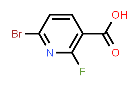 CAS No. 1214345-17-1, 6-Bromo-2-fluoronicotinic acid