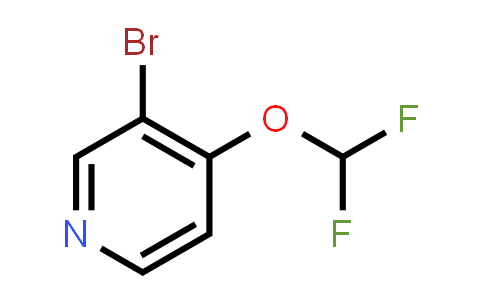 CAS No. 1214377-46-4, 3-Bromo-4-(difluoromethoxy)pyridine