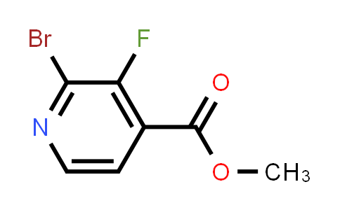 CAS No. 1214385-66-6, Methyl 2-bromo-3-fluoroisonicotinate