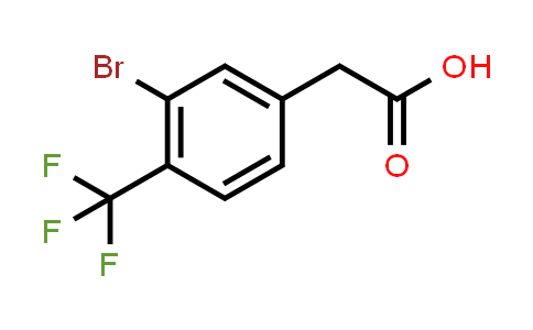 CAS No. 1214391-55-5, 2-(3-Bromo-4-(trifluoromethyl)phenyl)acetic acid
