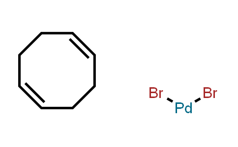 CAS No. 12145-47-0, Dibromo(1,5-cyclooctadiene)palladium(II)