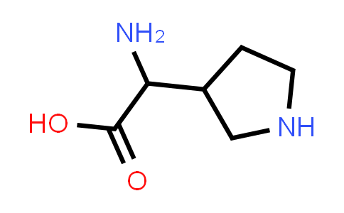 CAS No. 1214812-00-6, 2-Amino-2-(pyrrolidin-3-yl)acetic acid