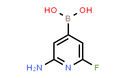 CAS No. 1214879-87-4, (2-Amino-6-fluoropyridin-4-yl)boronic acid