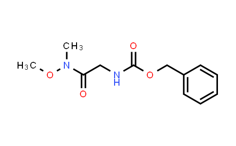 CAS No. 121505-94-0, Benzyl (2-(methoxy(methyl)amino)-2-oxoethyl)carbamate