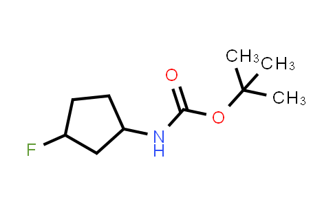 CAS No. 1215071-14-9, tert-Butyl N-(3-fluorocyclopentyl)carbamate