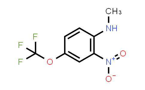 CAS No. 1215206-37-3, N-Methyl-2-nitro-4-(trifluoromethoxy)aniline