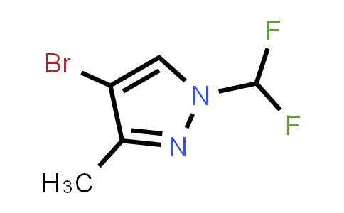 CAS No. 1215295-92-3, 4-Bromo-1-(difluoromethyl)-3-methyl-1H-pyrazole