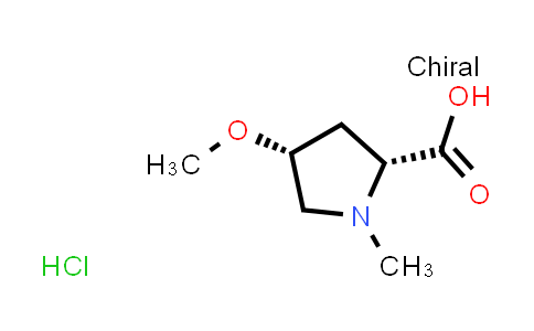 CAS No. 1215385-33-3, (2R,4R)-4-methoxy-1-methylpyrrolidine-2-carboxylic acid hydrochloride