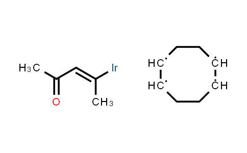 CAS No. 12154-84-6, (Acetylacetonato)(1,5-cyclooctadiene)iridium(I)