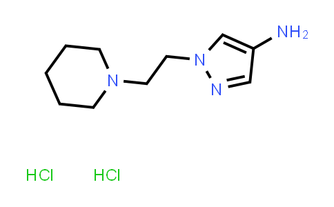 CAS No. 1215522-91-0, 1-(2-(Piperidin-1-yl)ethyl)-1H-pyrazol-4-amine dihydrochloride