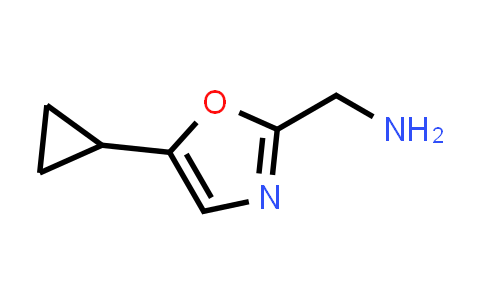 CAS No. 1216101-20-0, (5-Cyclopropyl-1,3-oxazol-2-yl)methanamine