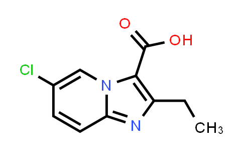 CAS No. 1216142-18-5, 6-Chloro-2-ethylimidazo[1,2-a]pyridine-3-carboxylic acid