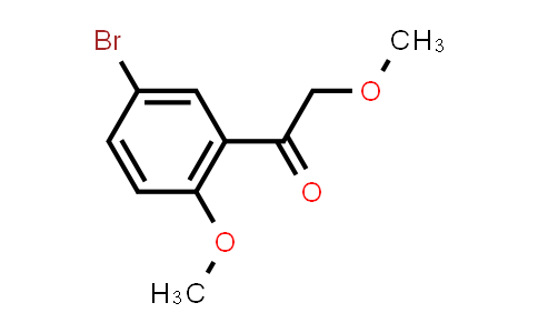 CAS No. 1216301-63-1, 1-(5-Bromo-2-methoxyphenyl)-2-methoxyethan-1-one