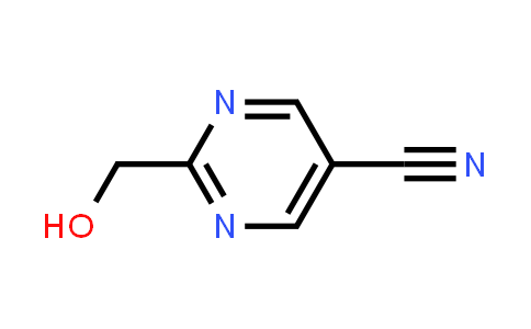 CAS No. 1216321-23-1, 2-(Hydroxymethyl)pyrimidine-5-carbonitrile