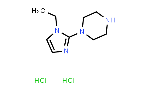 CAS No. 1216433-63-4, 1-(1-Ethyl-1H-imidazol-2-yl)piperazine dihydrochloride