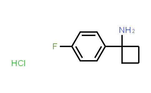 CAS No. 1216658-90-0, 1-(4-Fluorophenyl)cyclobutan-1-amine hydrochloride