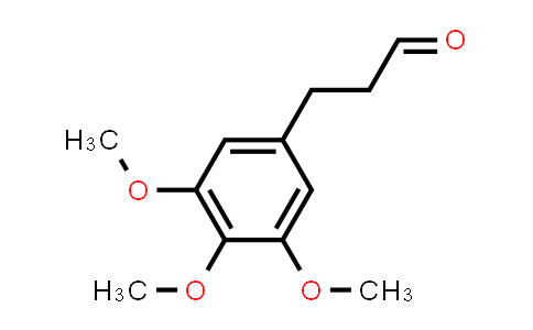 CAS No. 121667-78-5, Benzenepropanal, 3,4,5-trimethoxy-