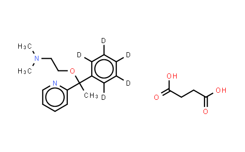CAS No. 1216840-94-6, Doxylamine (D5 succinate)