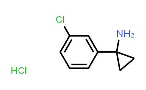 CAS No. 1217031-87-2, 1-(3-Chlorophenyl)cyclopropanamine hydrochloride