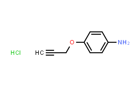 CAS No. 1217129-50-4, [4-(Prop-2-yn-1-yloxy)phenyl]amine hydrochloride