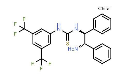 CAS No. 1217436-37-7, N-[(1S,2S)-2-Amino-1,2-diphenylethyl]-N'-[3,5-bis(trifluoromethyl)phenyl]thiourea