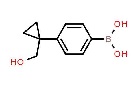 CAS No. 1217501-10-4, (4-(1-(Hydroxymethyl)cyclopropyl)phenyl)boronic acid