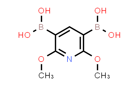 CAS No. 1217501-25-1, (2,6-Dimethoxypyridine-3,5-diyl)diboronic acid