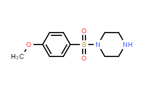 CAS No. 121751-67-5, 1-((4-Methoxyphenyl)sulfonyl)piperazine