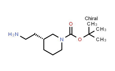 CAS No. 1217629-55-4, (R)-tert-Butyl 3-(2-aminoethyl)piperidine-1-carboxylate