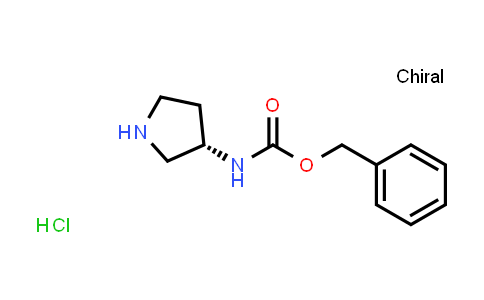 CAS No. 1217631-74-7, (S)-Benzyl pyrrolidin-3-ylcarbamate hydrochloride