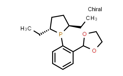CAS No. 1217655-83-8, (2R,5R)-1-[2-(1,3-Dioxolan-2-yl)phenyl]-2,5-diethylphospholane