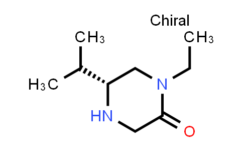 CAS No. 1217683-05-0, (R)-1-ethyl-5-isopropylpiperazin-2-one