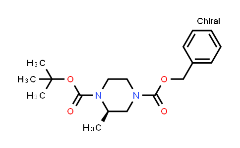 CAS No. 1217684-73-5, (R)-1-Boc-4-Cbz-2-Methylpiperazine