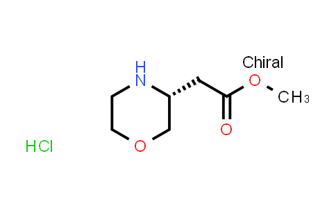 CAS No. 1217685-44-3, Methyl (R)-2-(morpholin-3-yl)acetate hydrochloride