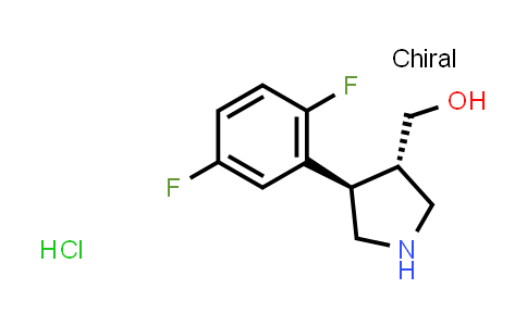 CAS No. 1217704-12-5, ((3S,4R)-4-(2,5-Difluorophenyl)pyrrolidin-3-yl)methanol hydrochloride