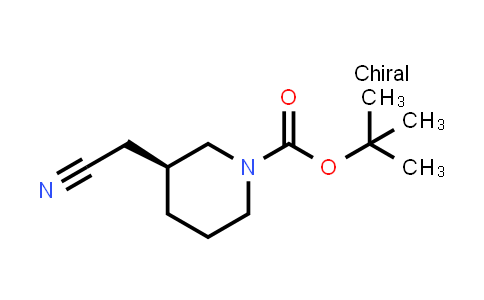 CAS No. 1217710-12-7, (S)-tert-Butyl 3-(cyanomethyl)piperidine-1-carboxylate