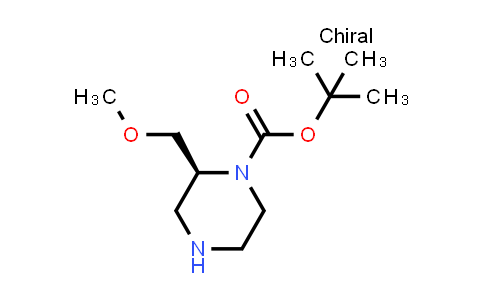 CAS No. 1217728-72-7, 1-Piperazinecarboxylic acid, 2-(methoxymethyl)-, 1,1-dimethylethyl ester, (2S)-