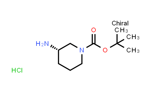 CAS No. 1217753-75-7, tert-Butyl (S)-3-aminopiperidine-1-carboxylate hydrochloride