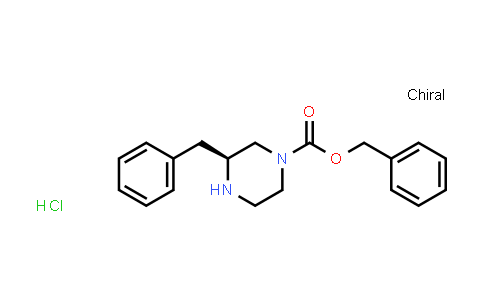 CAS No. 1217779-31-1, (S)-Benzyl 3-benzylpiperazine-1-carboxylate hydrochloride