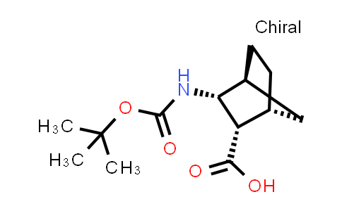 CAS No. 1217790-09-4, (1R,2S,3R,4S)-3-((tert-Butoxycarbonyl)amino)bicyclo[2.2.1]heptane-2-carboxylic acid