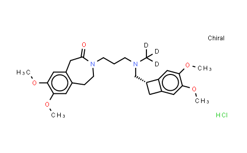 CAS No. 1217809-61-4, Ivabradine (D3 Hydrochloride)