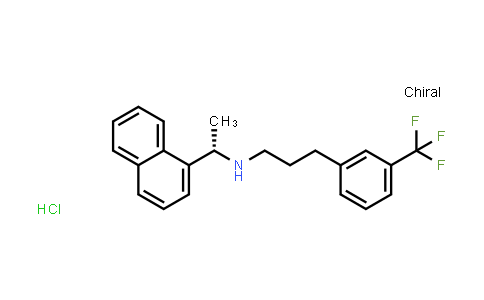 CAS No. 1217809-88-5, (S)-N-(1-(naphthalen-1-yl)ethyl)-3-(3-(trifluoromethyl)phenyl)propan-1-amine (hydrochloride)