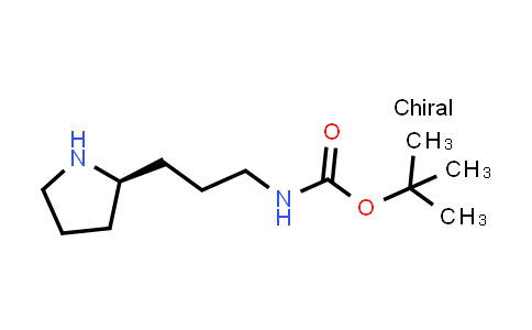 CAS No. 1217838-01-1, tert-Butyl (R)-(3-(pyrrolidin-2-yl)propyl)carbamate