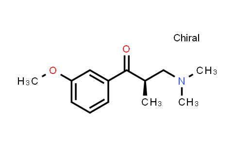 CAS No. 1217854-15-3, (R)-3-(dimethylamino)-1-(3-methoxyphenyl)-2-methylpropan-1-one